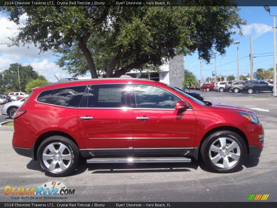 Crystal Red Tintcoat 2014 Chevrolet Traverse LTZ Photo #2