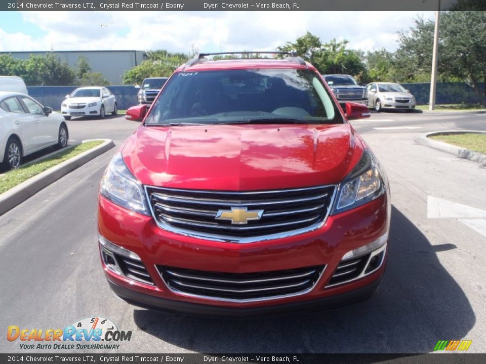 2014 Chevrolet Traverse LTZ Crystal Red Tintcoat / Ebony Photo #5