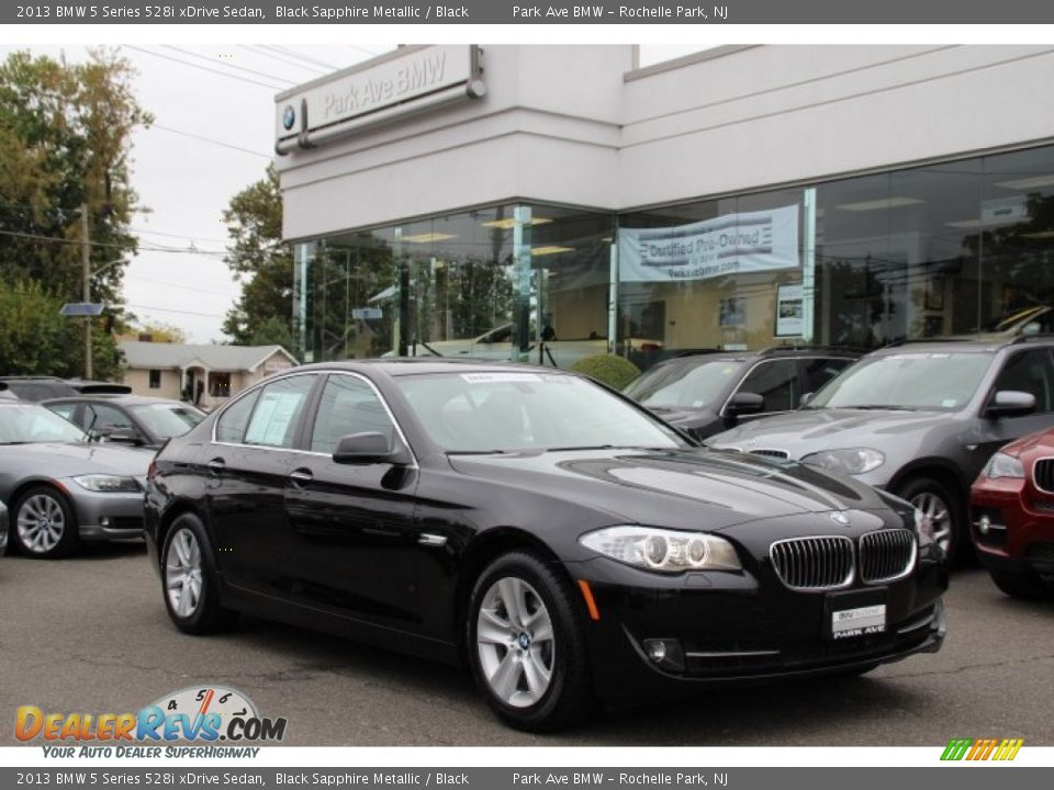 2013 BMW 5 Series 528i xDrive Sedan Black Sapphire Metallic / Black Photo #1