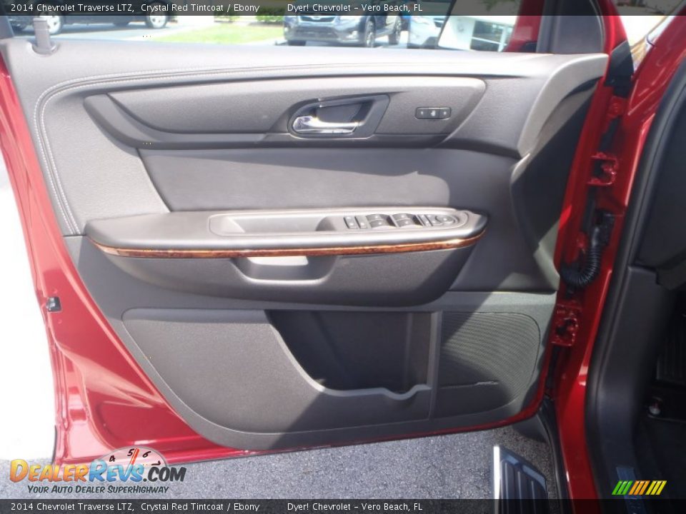 2014 Chevrolet Traverse LTZ Crystal Red Tintcoat / Ebony Photo #6