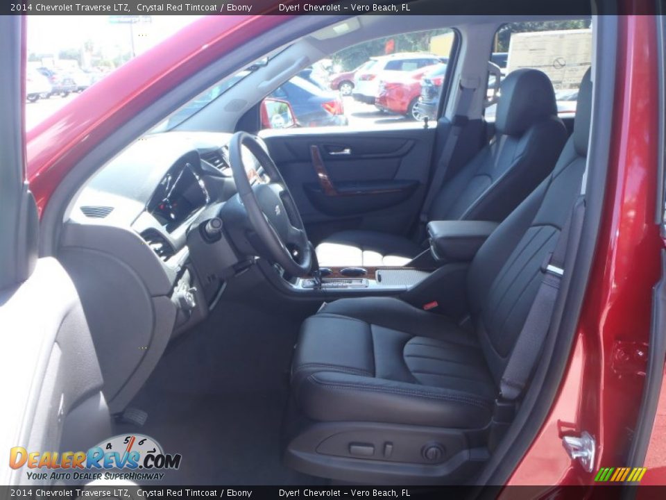 2014 Chevrolet Traverse LTZ Crystal Red Tintcoat / Ebony Photo #8