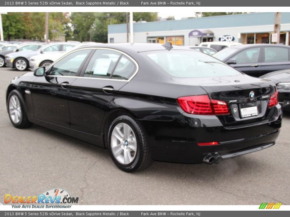 2013 BMW 5 Series 528i xDrive Sedan Black Sapphire Metallic / Black Photo #5