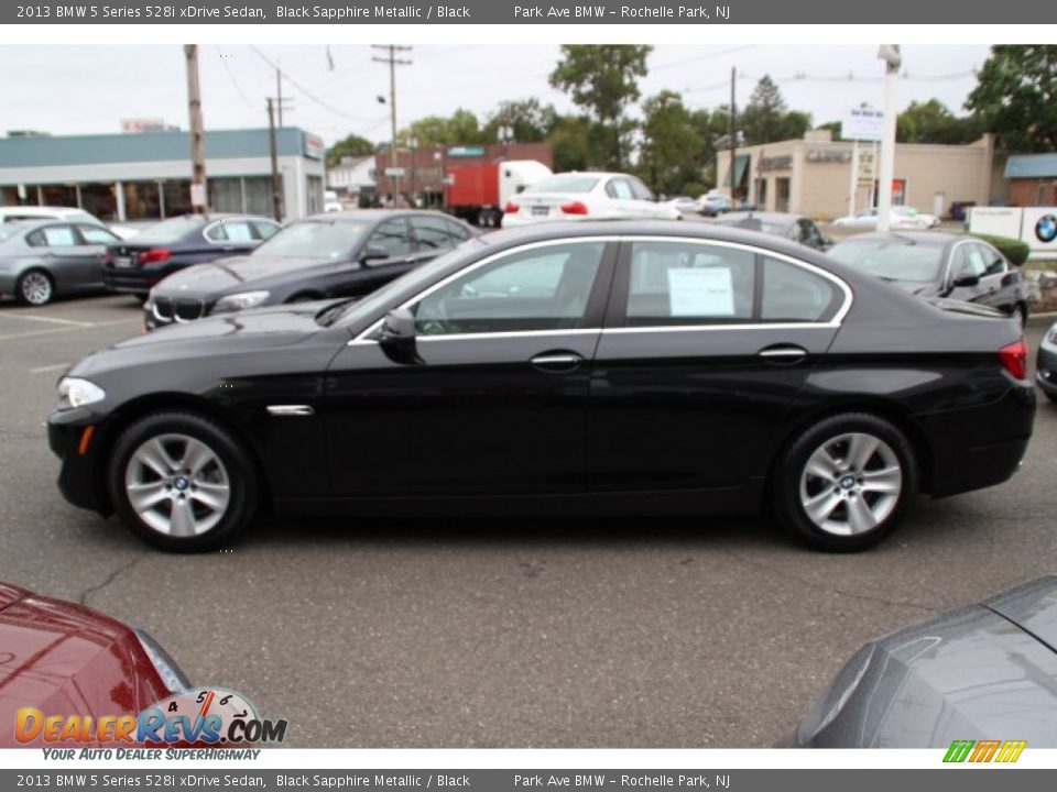 2013 BMW 5 Series 528i xDrive Sedan Black Sapphire Metallic / Black Photo #6