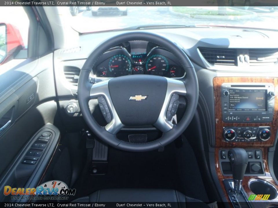 2014 Chevrolet Traverse LTZ Crystal Red Tintcoat / Ebony Photo #11