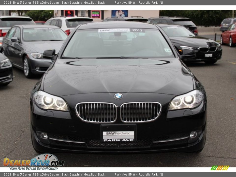 2013 BMW 5 Series 528i xDrive Sedan Black Sapphire Metallic / Black Photo #8