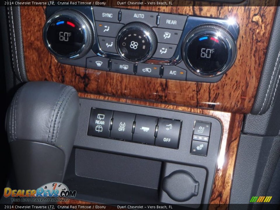 2014 Chevrolet Traverse LTZ Crystal Red Tintcoat / Ebony Photo #13