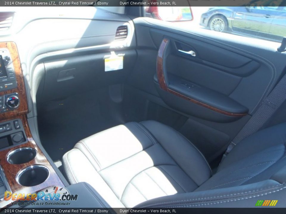 2014 Chevrolet Traverse LTZ Crystal Red Tintcoat / Ebony Photo #14