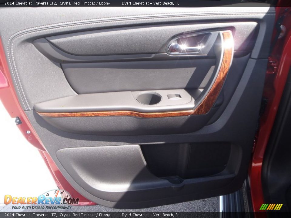 2014 Chevrolet Traverse LTZ Crystal Red Tintcoat / Ebony Photo #15