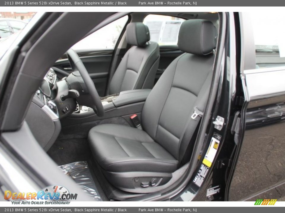 2013 BMW 5 Series 528i xDrive Sedan Black Sapphire Metallic / Black Photo #12