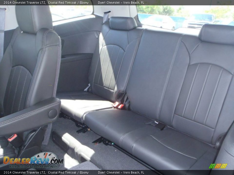 2014 Chevrolet Traverse LTZ Crystal Red Tintcoat / Ebony Photo #17