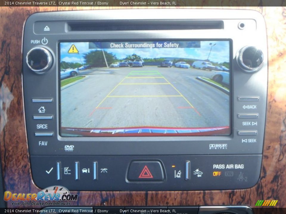 2014 Chevrolet Traverse LTZ Crystal Red Tintcoat / Ebony Photo #20