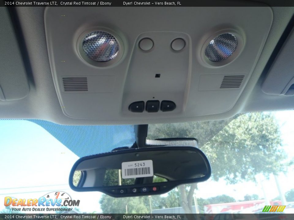 2014 Chevrolet Traverse LTZ Crystal Red Tintcoat / Ebony Photo #24