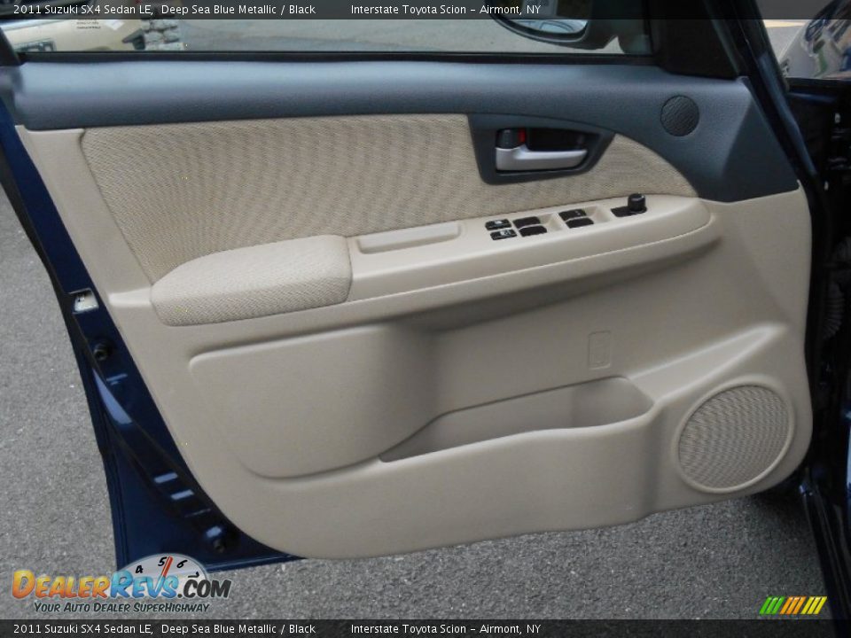 2011 Suzuki SX4 Sedan LE Deep Sea Blue Metallic / Black Photo #8