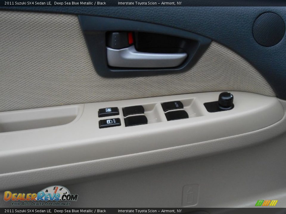 2011 Suzuki SX4 Sedan LE Deep Sea Blue Metallic / Black Photo #9