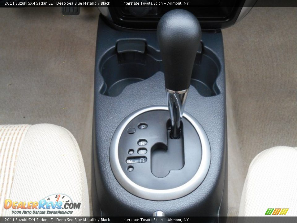 2011 Suzuki SX4 Sedan LE Deep Sea Blue Metallic / Black Photo #16