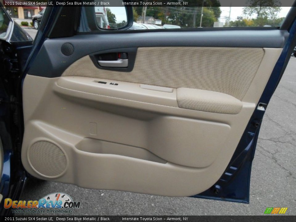 2011 Suzuki SX4 Sedan LE Deep Sea Blue Metallic / Black Photo #20