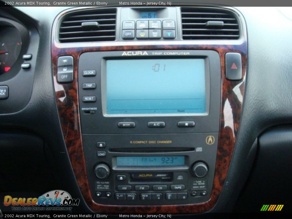 2002 Acura MDX Touring Granite Green Metallic / Ebony Photo #10