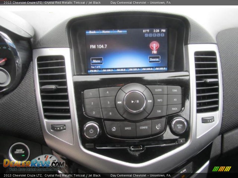 2013 Chevrolet Cruze LTZ Crystal Red Metallic Tintcoat / Jet Black Photo #16