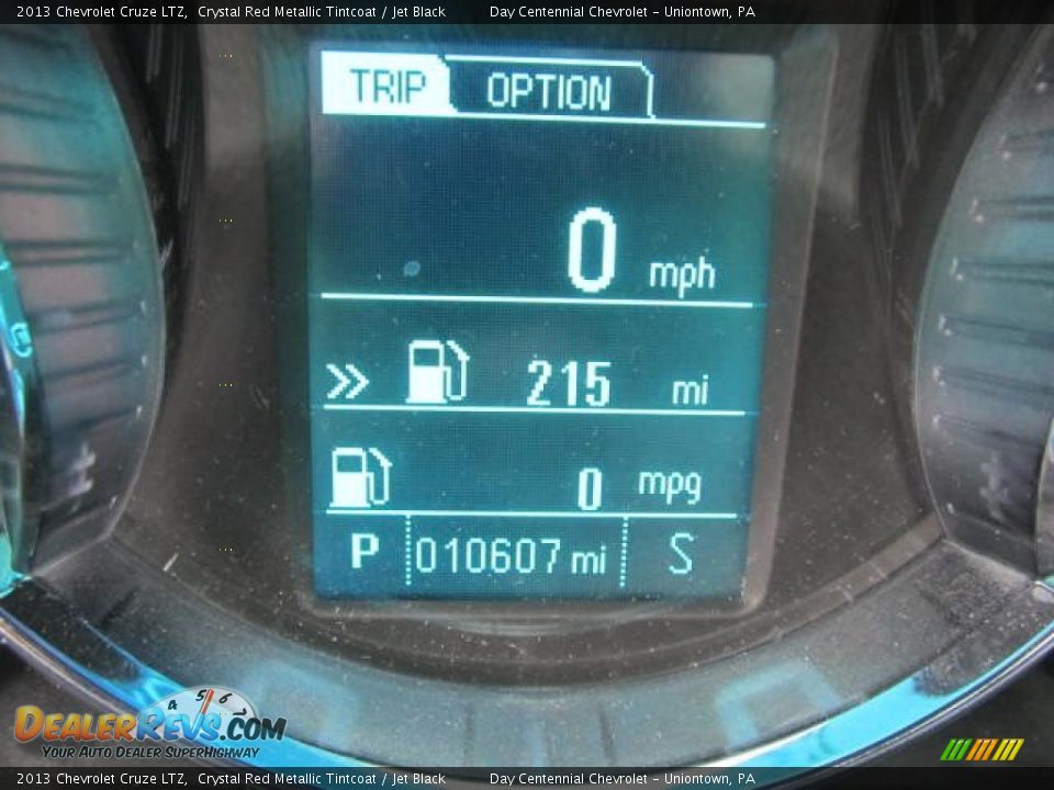 2013 Chevrolet Cruze LTZ Crystal Red Metallic Tintcoat / Jet Black Photo #20