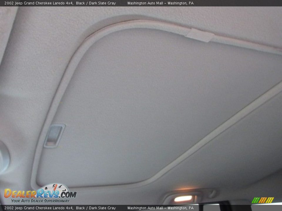 2002 Jeep Grand Cherokee Laredo 4x4 Black / Dark Slate Gray Photo #9