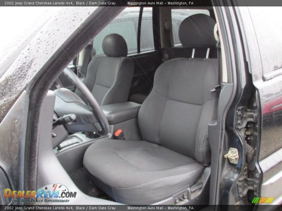 2002 Jeep Grand Cherokee Laredo 4x4 Black / Dark Slate Gray Photo #10