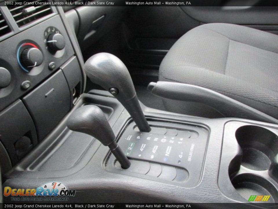 2002 Jeep Grand Cherokee Laredo 4x4 Black / Dark Slate Gray Photo #14