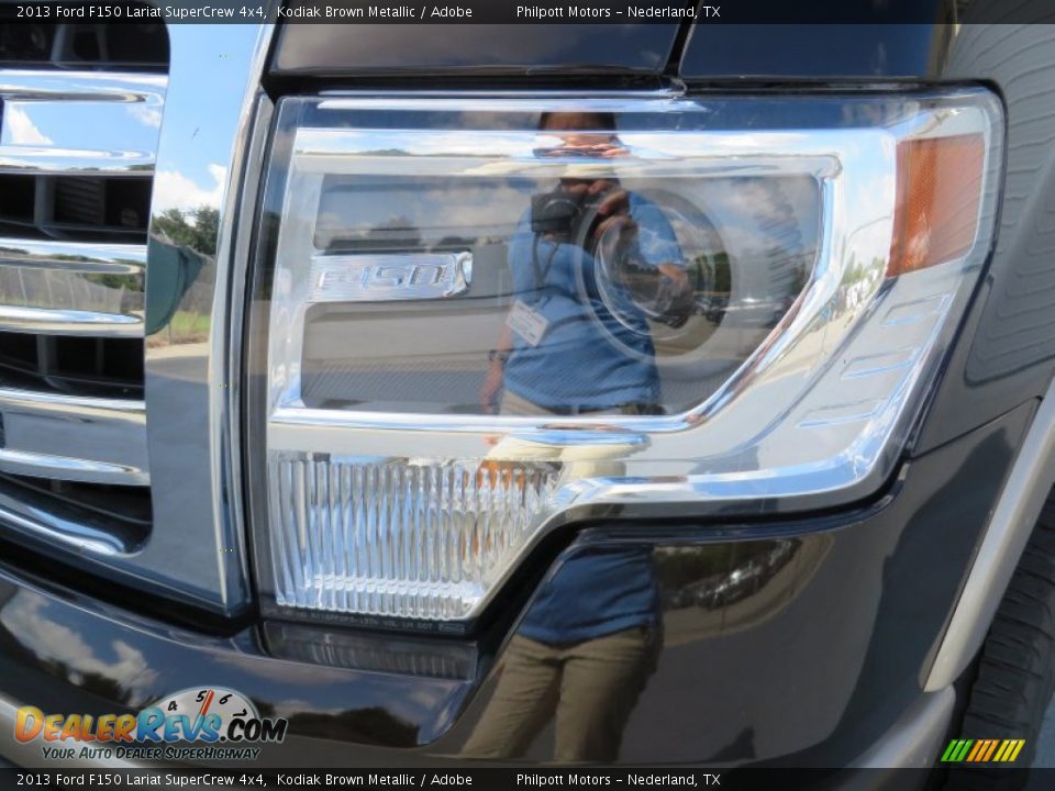 2013 Ford F150 Lariat SuperCrew 4x4 Kodiak Brown Metallic / Adobe Photo #9