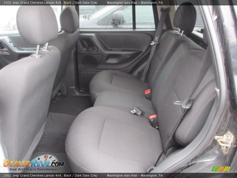 2002 Jeep Grand Cherokee Laredo 4x4 Black / Dark Slate Gray Photo #17