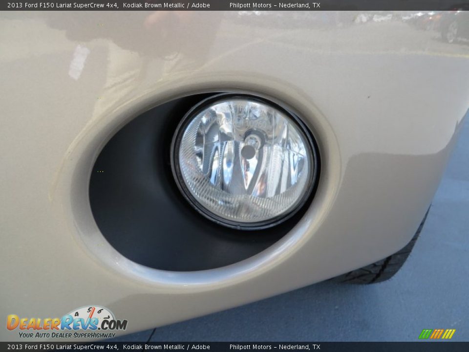 2013 Ford F150 Lariat SuperCrew 4x4 Kodiak Brown Metallic / Adobe Photo #10