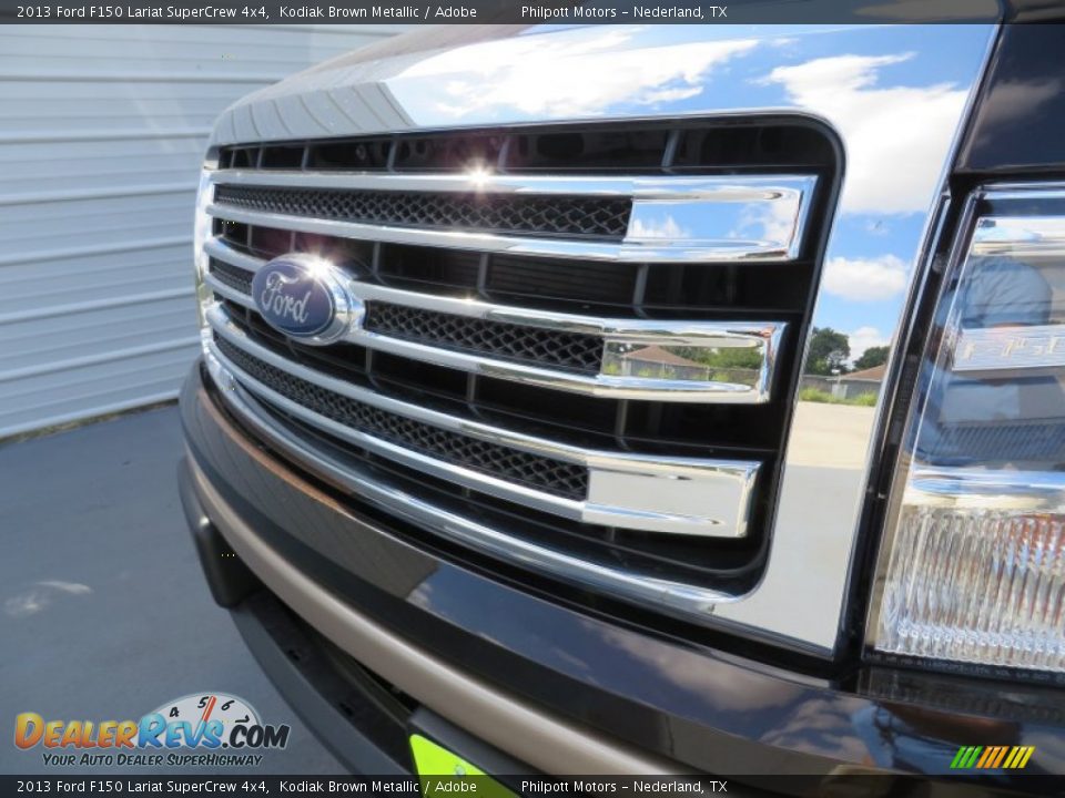 2013 Ford F150 Lariat SuperCrew 4x4 Kodiak Brown Metallic / Adobe Photo #11