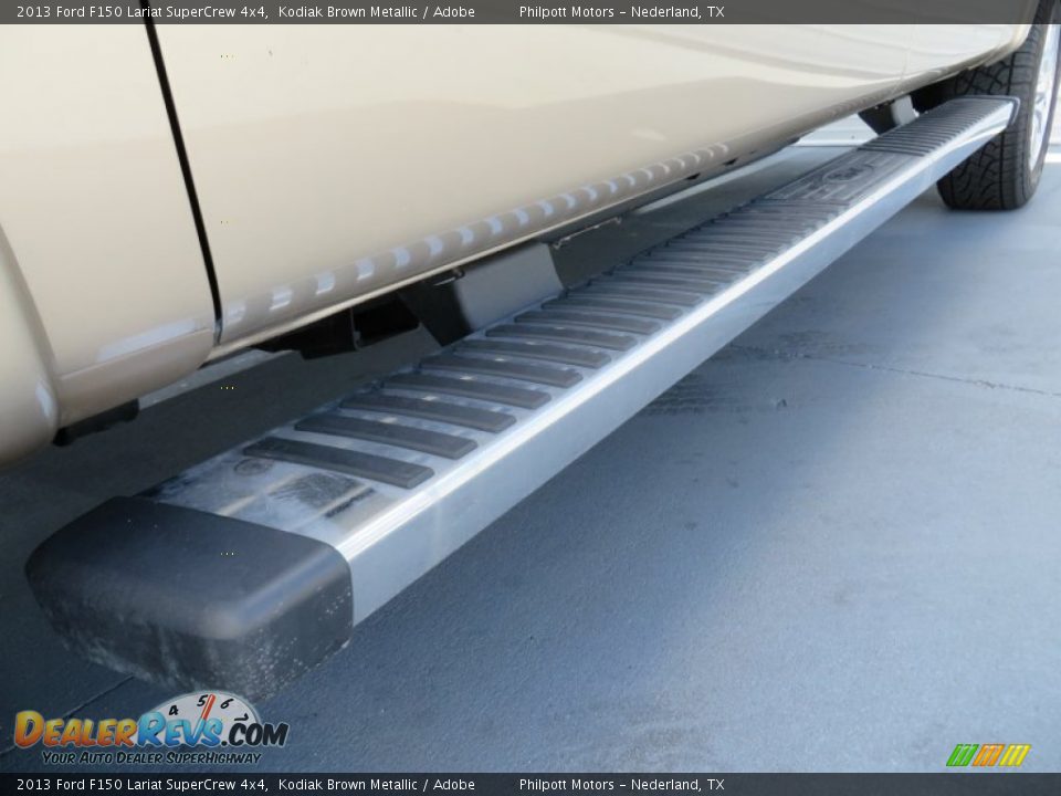 2013 Ford F150 Lariat SuperCrew 4x4 Kodiak Brown Metallic / Adobe Photo #13