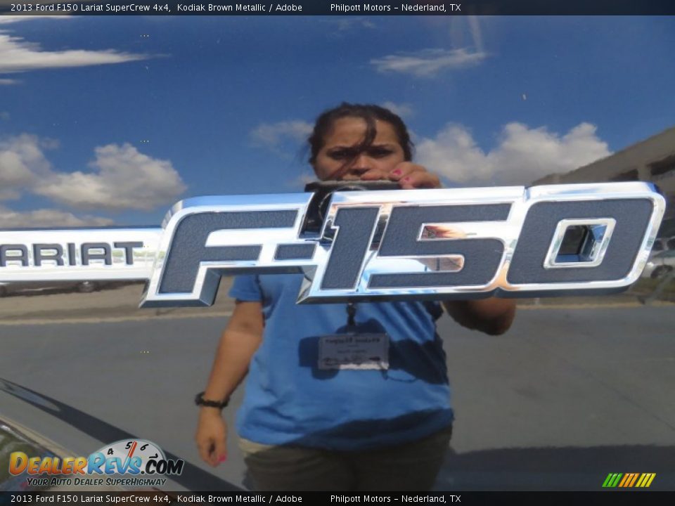 2013 Ford F150 Lariat SuperCrew 4x4 Kodiak Brown Metallic / Adobe Photo #14