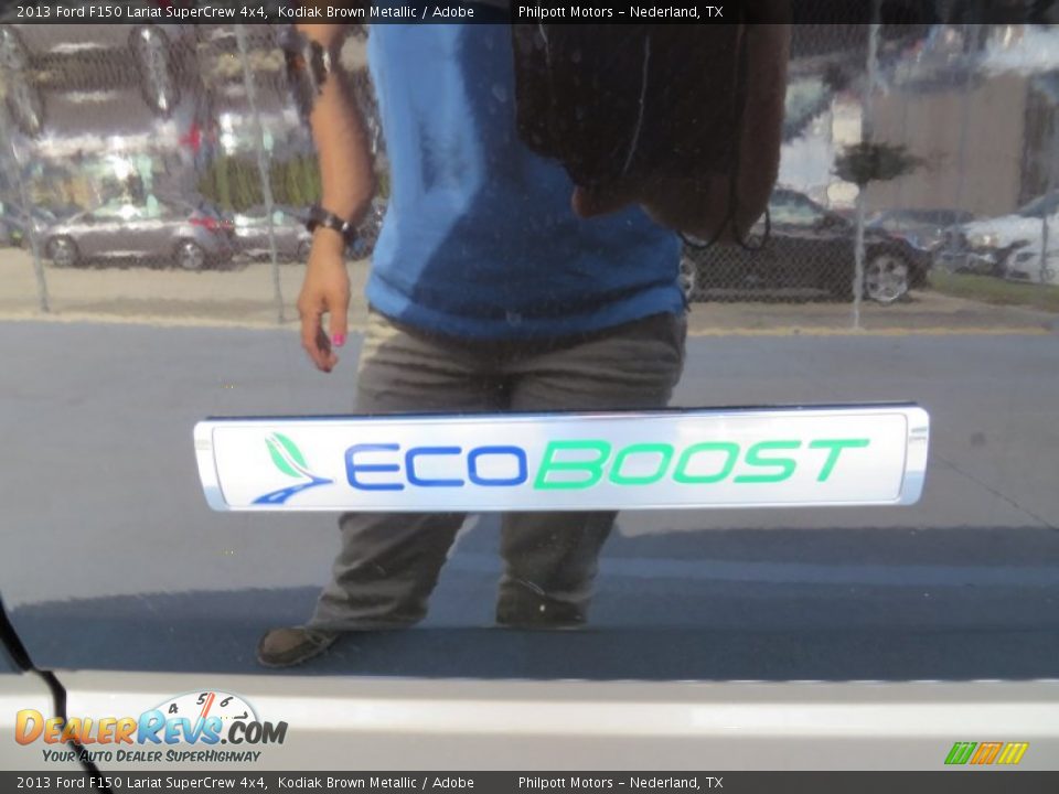 2013 Ford F150 Lariat SuperCrew 4x4 Kodiak Brown Metallic / Adobe Photo #15