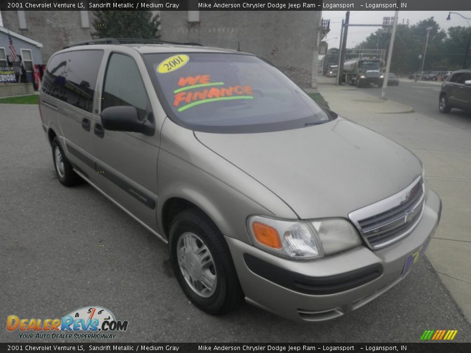 2001 Chevrolet Venture LS Sandrift Metallic / Medium Gray Photo #1