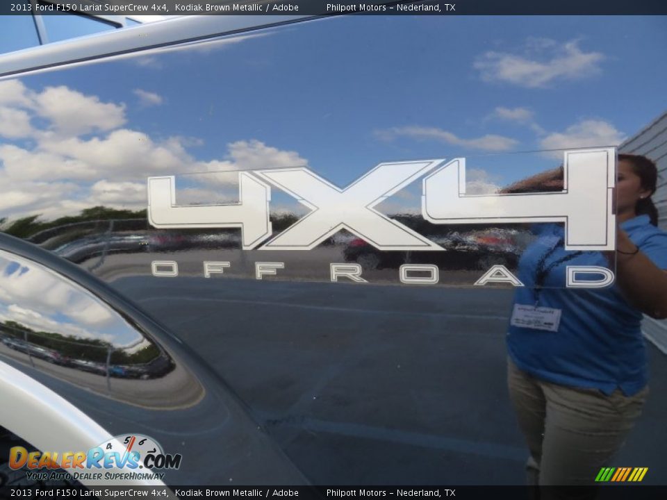 2013 Ford F150 Lariat SuperCrew 4x4 Kodiak Brown Metallic / Adobe Photo #18