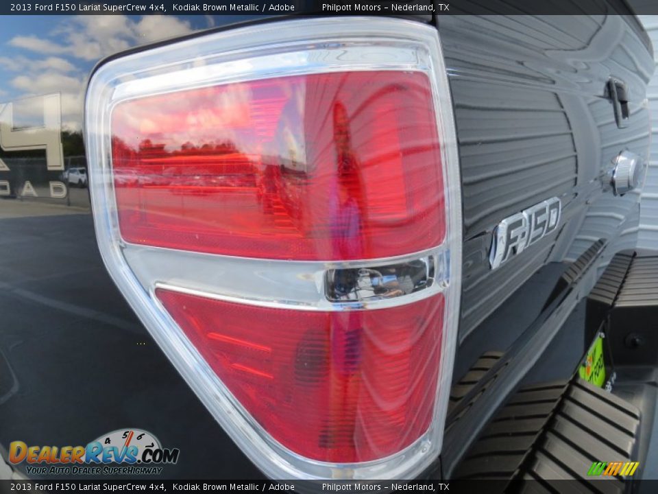 2013 Ford F150 Lariat SuperCrew 4x4 Kodiak Brown Metallic / Adobe Photo #19