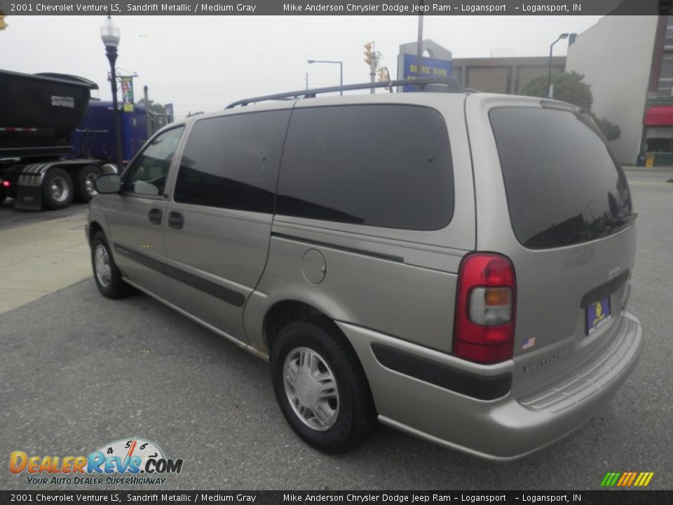 2001 Chevrolet Venture LS Sandrift Metallic / Medium Gray Photo #3