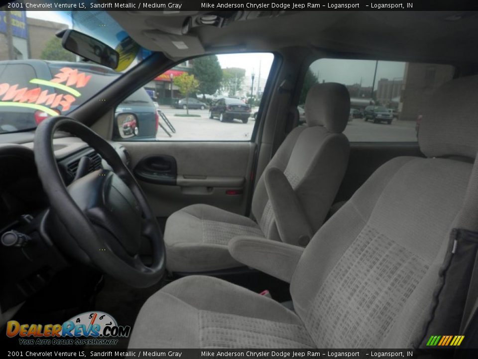 2001 Chevrolet Venture LS Sandrift Metallic / Medium Gray Photo #4