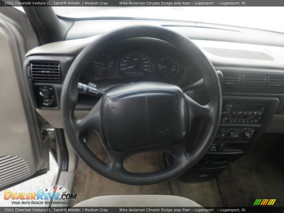 2001 Chevrolet Venture LS Sandrift Metallic / Medium Gray Photo #5