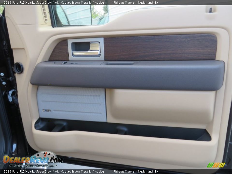 2013 Ford F150 Lariat SuperCrew 4x4 Kodiak Brown Metallic / Adobe Photo #23