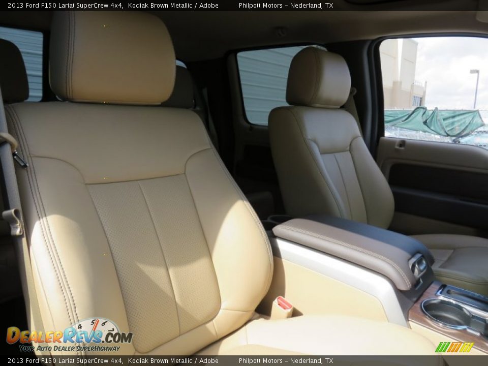 2013 Ford F150 Lariat SuperCrew 4x4 Kodiak Brown Metallic / Adobe Photo #25