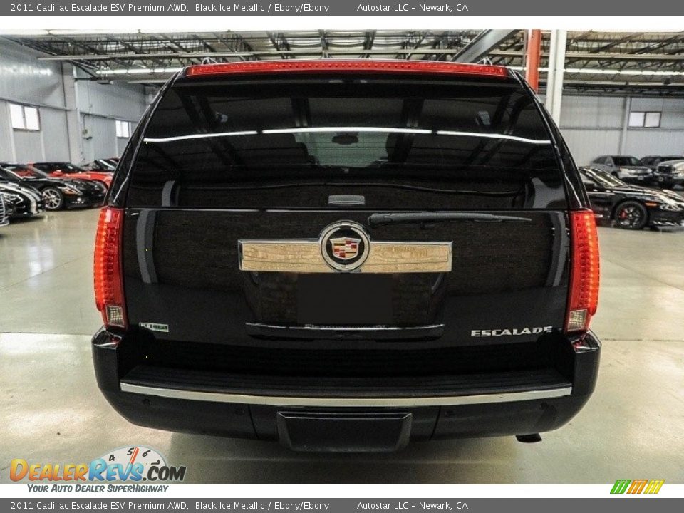 2011 Cadillac Escalade ESV Premium AWD Black Ice Metallic / Ebony/Ebony Photo #7
