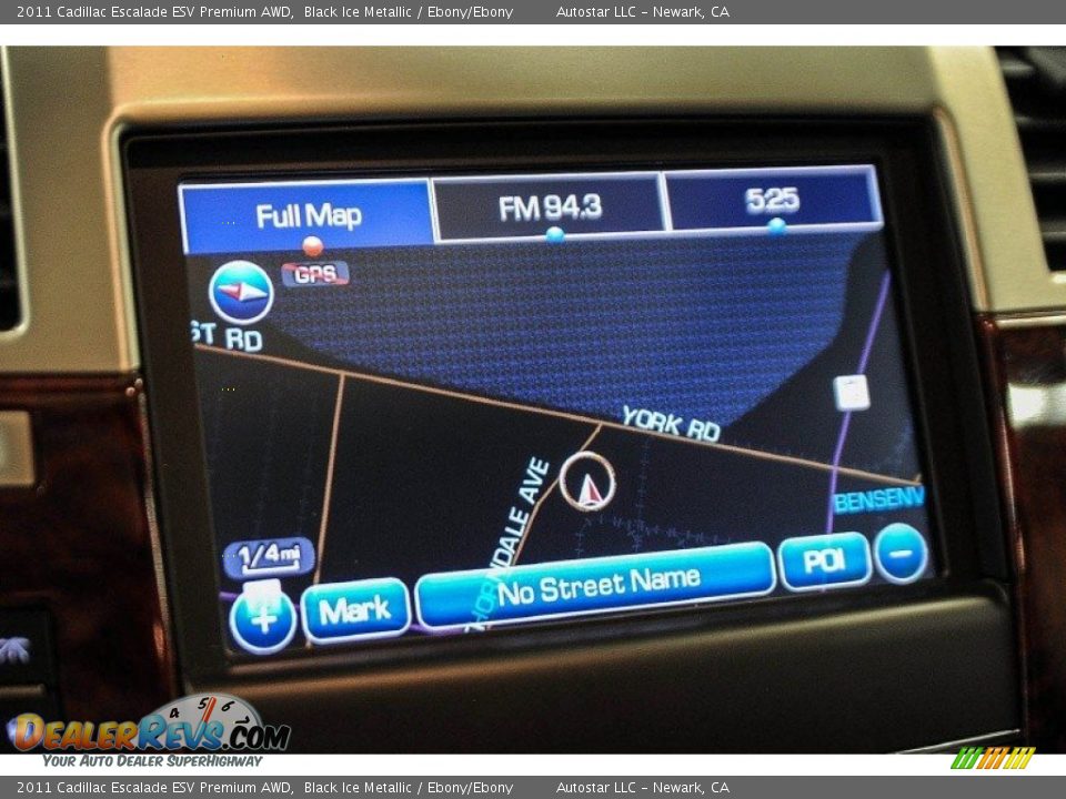 2011 Cadillac Escalade ESV Premium AWD Black Ice Metallic / Ebony/Ebony Photo #8