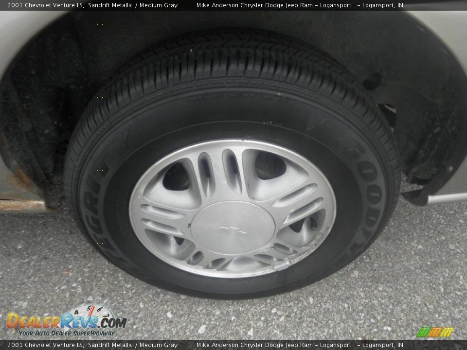 2001 Chevrolet Venture LS Sandrift Metallic / Medium Gray Photo #11