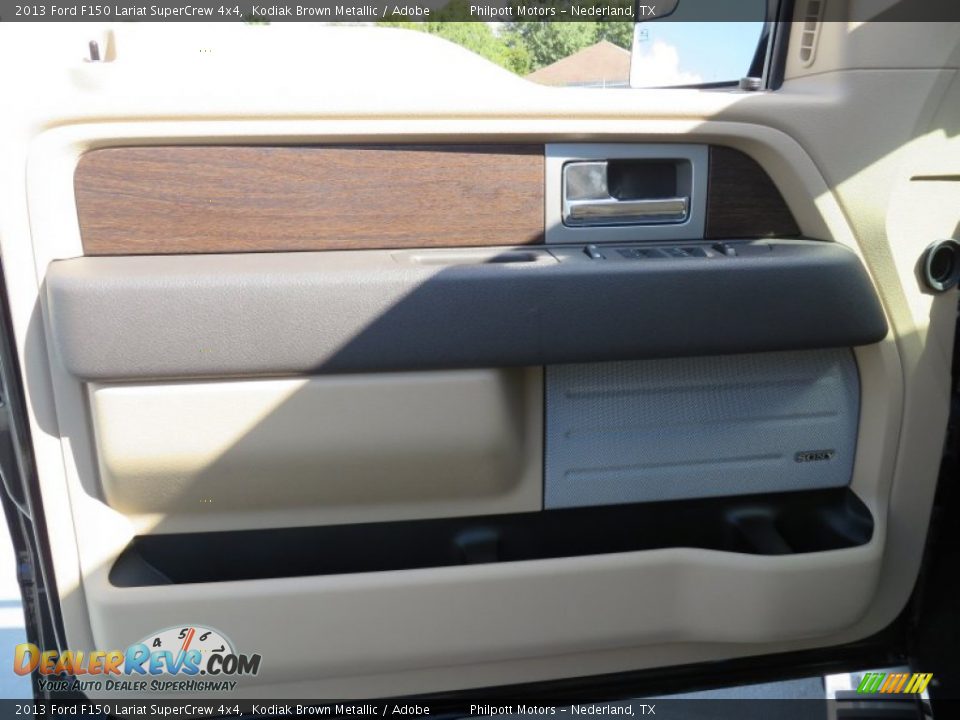 2013 Ford F150 Lariat SuperCrew 4x4 Kodiak Brown Metallic / Adobe Photo #28