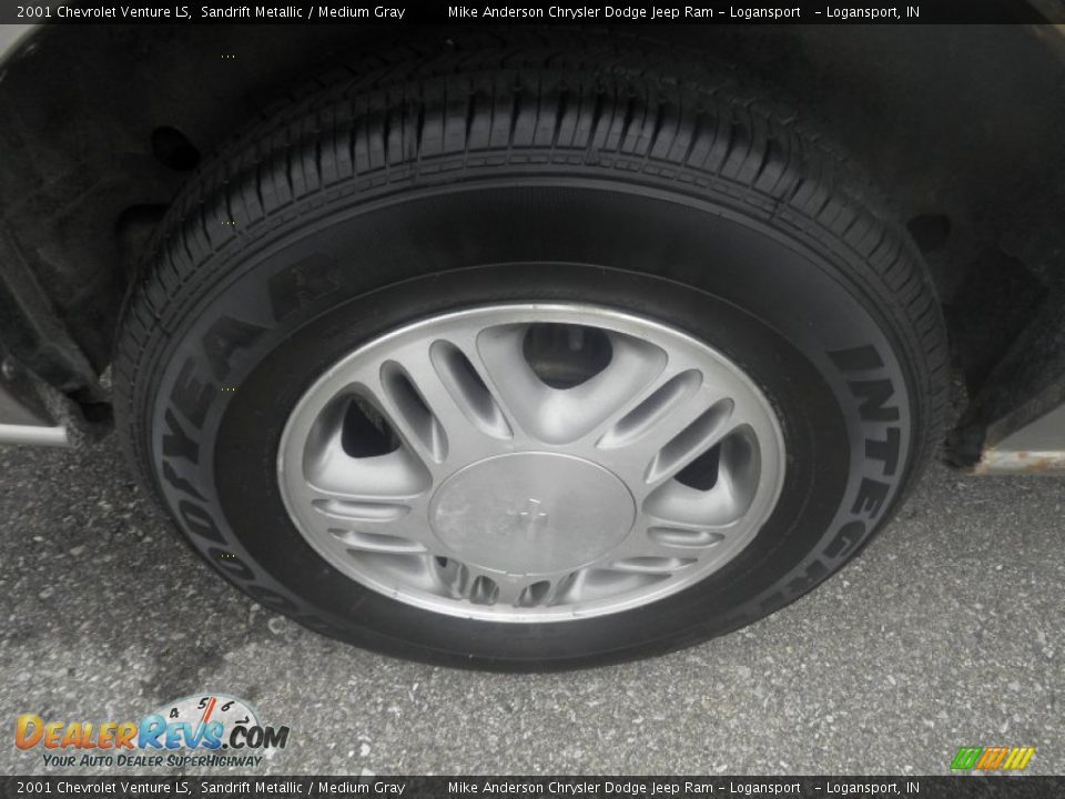 2001 Chevrolet Venture LS Sandrift Metallic / Medium Gray Photo #12