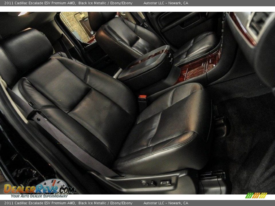 2011 Cadillac Escalade ESV Premium AWD Black Ice Metallic / Ebony/Ebony Photo #10
