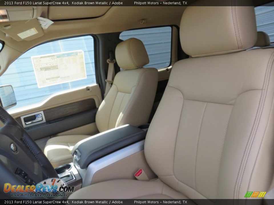 2013 Ford F150 Lariat SuperCrew 4x4 Kodiak Brown Metallic / Adobe Photo #30