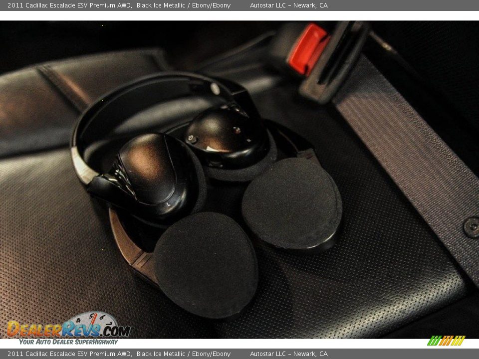 2011 Cadillac Escalade ESV Premium AWD Black Ice Metallic / Ebony/Ebony Photo #13