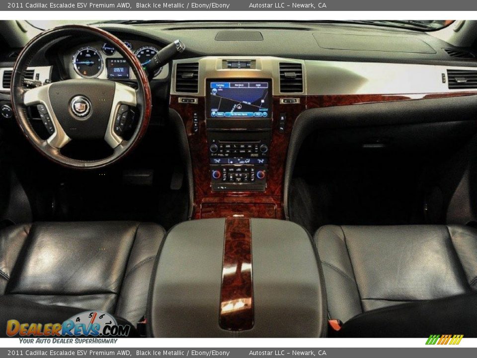 2011 Cadillac Escalade ESV Premium AWD Black Ice Metallic / Ebony/Ebony Photo #16